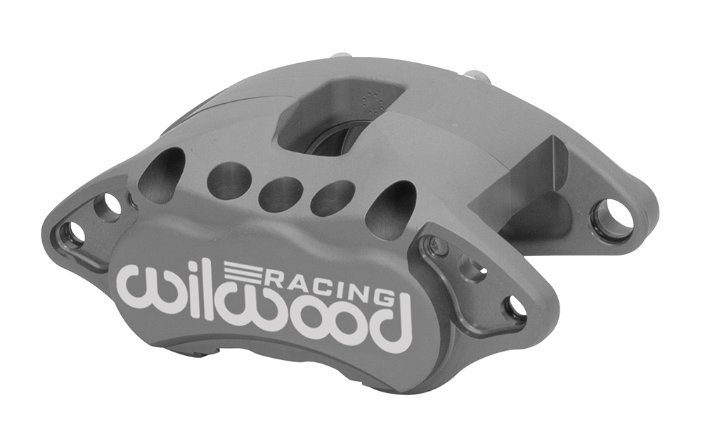 Wilwood 120-15607 Brake Caliper, D52-R, 1 Piston, Aluminum, Gray Anodized, 12.190 in OD x 0.810 in Thick Rotor, 7.060 in Floating Mount, Each