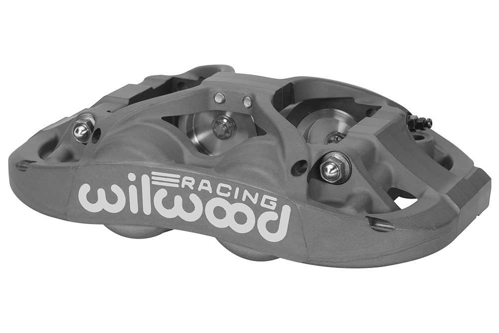 Wilwood 120-16461 Brake Caliper, XRZero, Passenger Side, Aluminum, Gray Anodized, 14.000 in OD x 1.25 in Thick Rotor, 5.98 in Radial Mount, Each