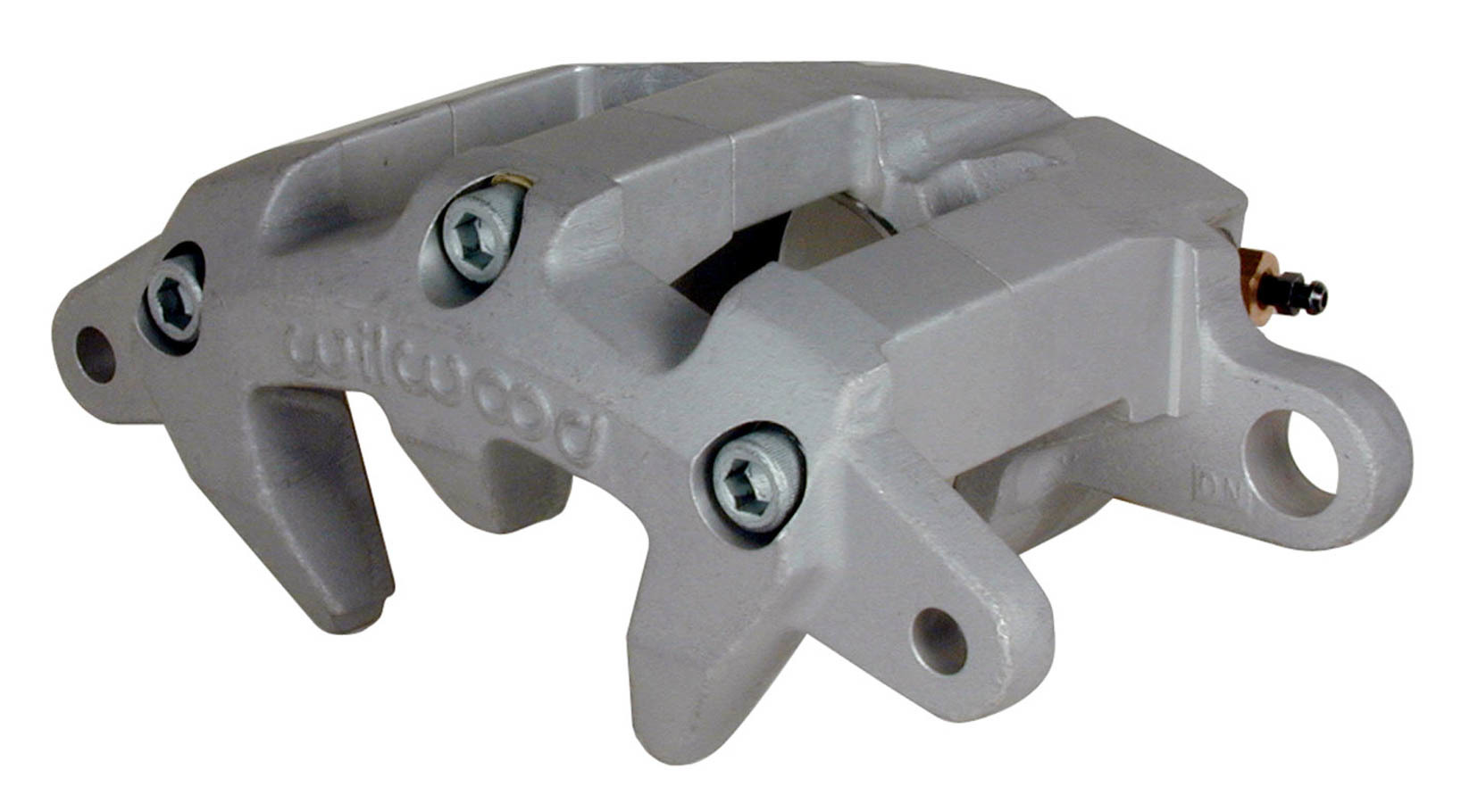 Brake Caliper - GM lll - 1 Piston - Aluminum - Clear Anodized - 11.750 in OD x 1.250 in Thick Rotor - 7.060 in Floating Mount - Each