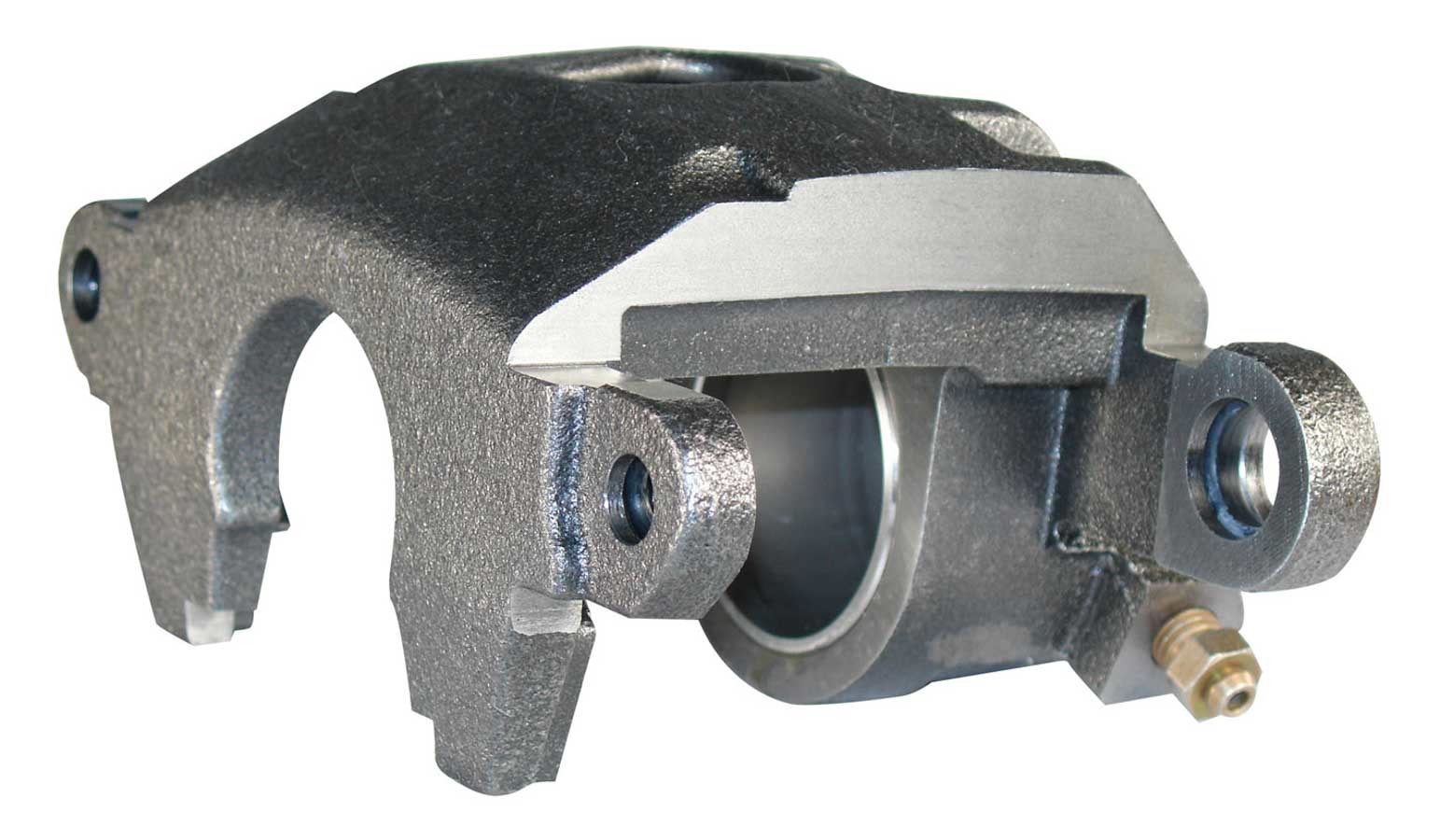 Brake Caliper - GM Metric - 1 Piston - Iron - Natural - 11.750 in OD x 1.040 in Thick Rotor - 5.460 in Floating Mount - Each