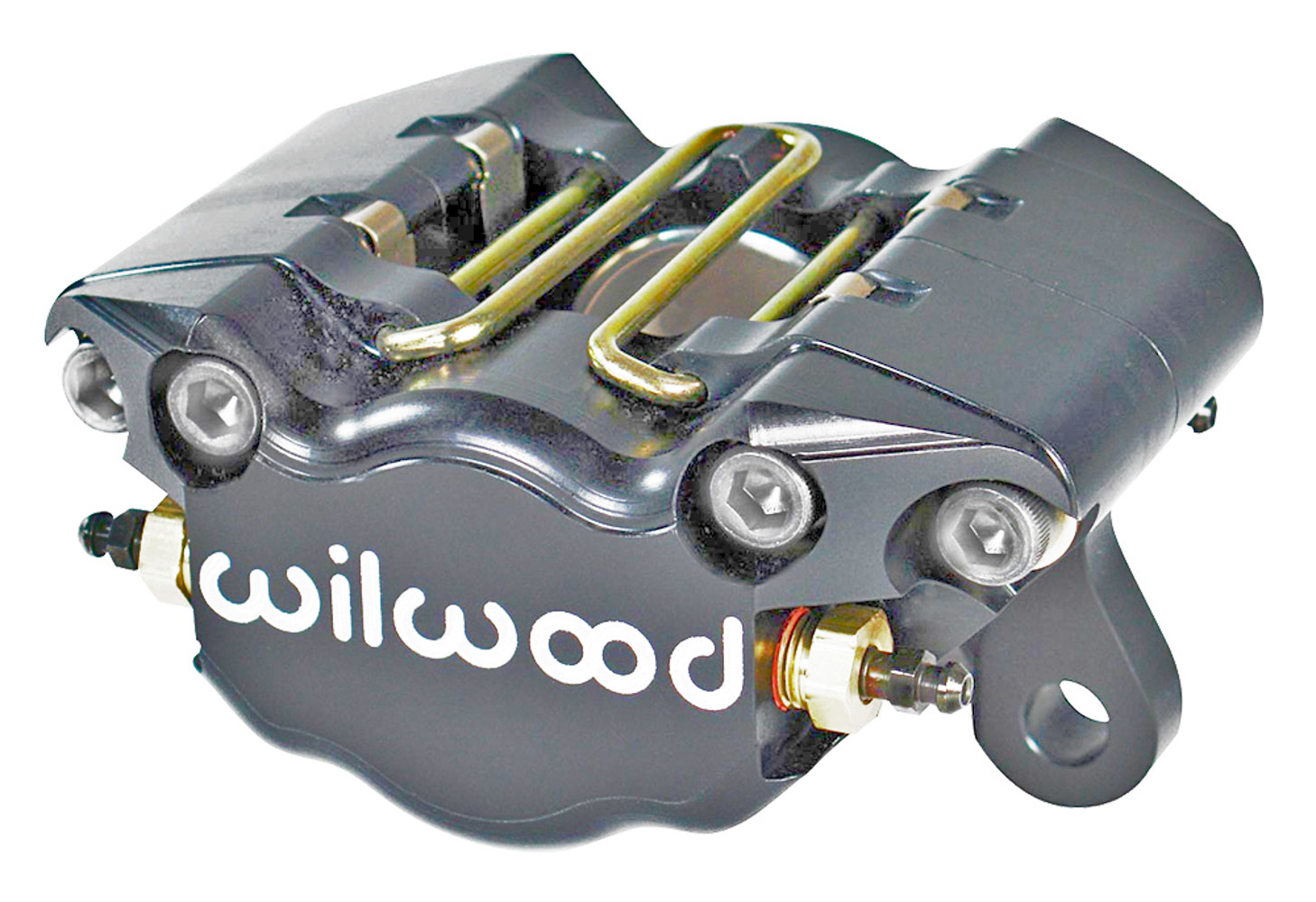 Brake Caliper - Dynapro - 2 Piston - Billet Aluminum - Gray Anodized - 13.000 in OD x 0.200 in Thick Rotor - 3.750 in Lug Mount - Each