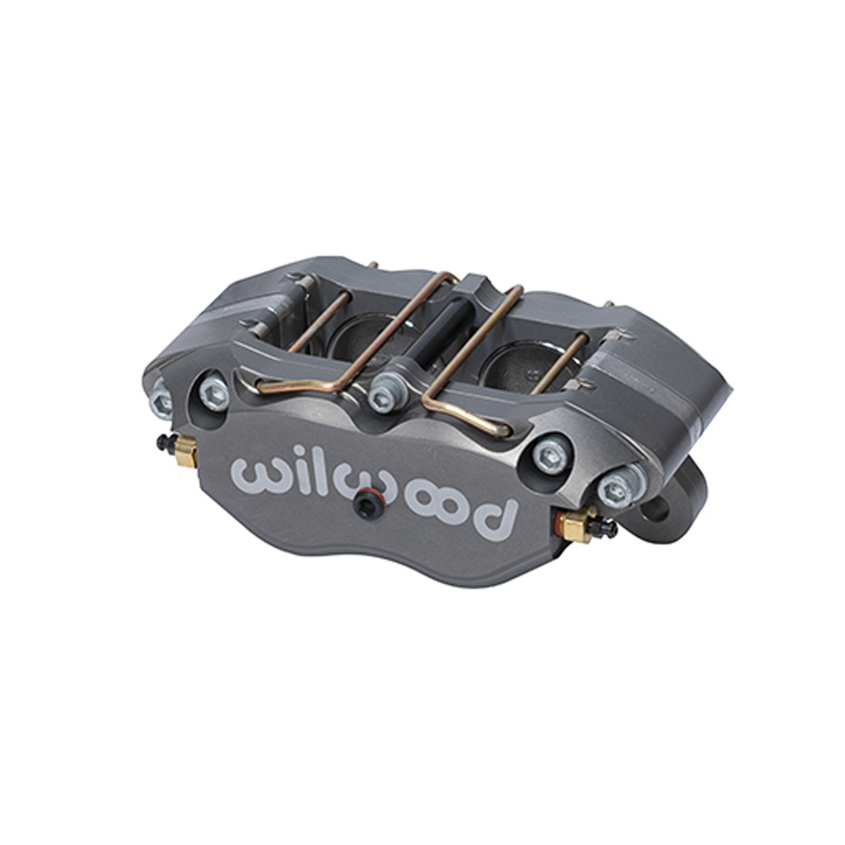 Wilwood 120-9695-SI Brake Caliper, Dynapro, 4 Piston, Billet Aluminum, Gray Anodized, 13.060 in OD x 0.380 in Thick Rotor, 5.250 in Lug Mount, Each