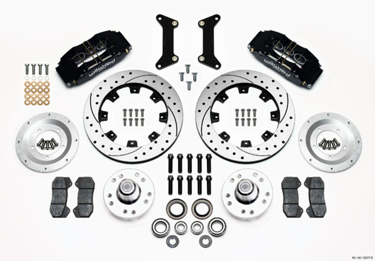 Front Brake Kit 8087 GM GBody 6 Piston CaliperWIL1401283
