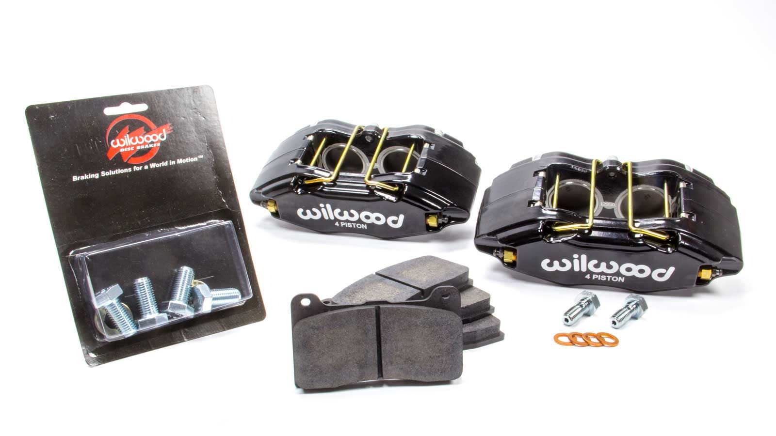 Wilwood 140-13029 - Caliper & Pad Kit Front Honda/Acura Black