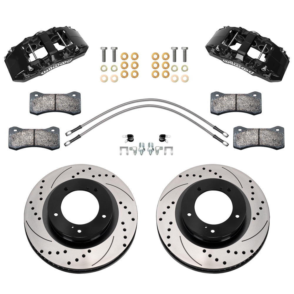 Front Brake Kit 07-15 Tundra Aero6 DM Drilled