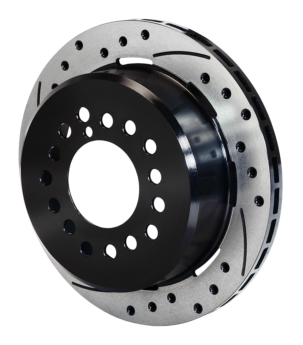 Wilwood Rotor-2.32in Offset-SRP-BLK-Drill-LH 11.00 x .810 - 5 Lug thumbnail 2