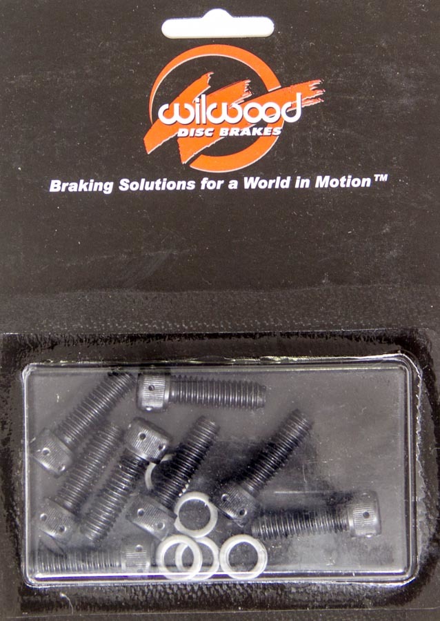 Wilwood 230-2589 Brake Rotor Bolt, 5/16-18 in Thread, Allen Head, Steel, Set of 8