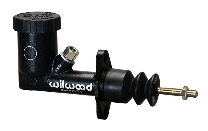 Wilwood 260-15096 Master Cylinder, GS Compact, 0.625 in Bore, 1.25 in Stroke, Integral Reservoir, Aluminum, Black Paint, Kit