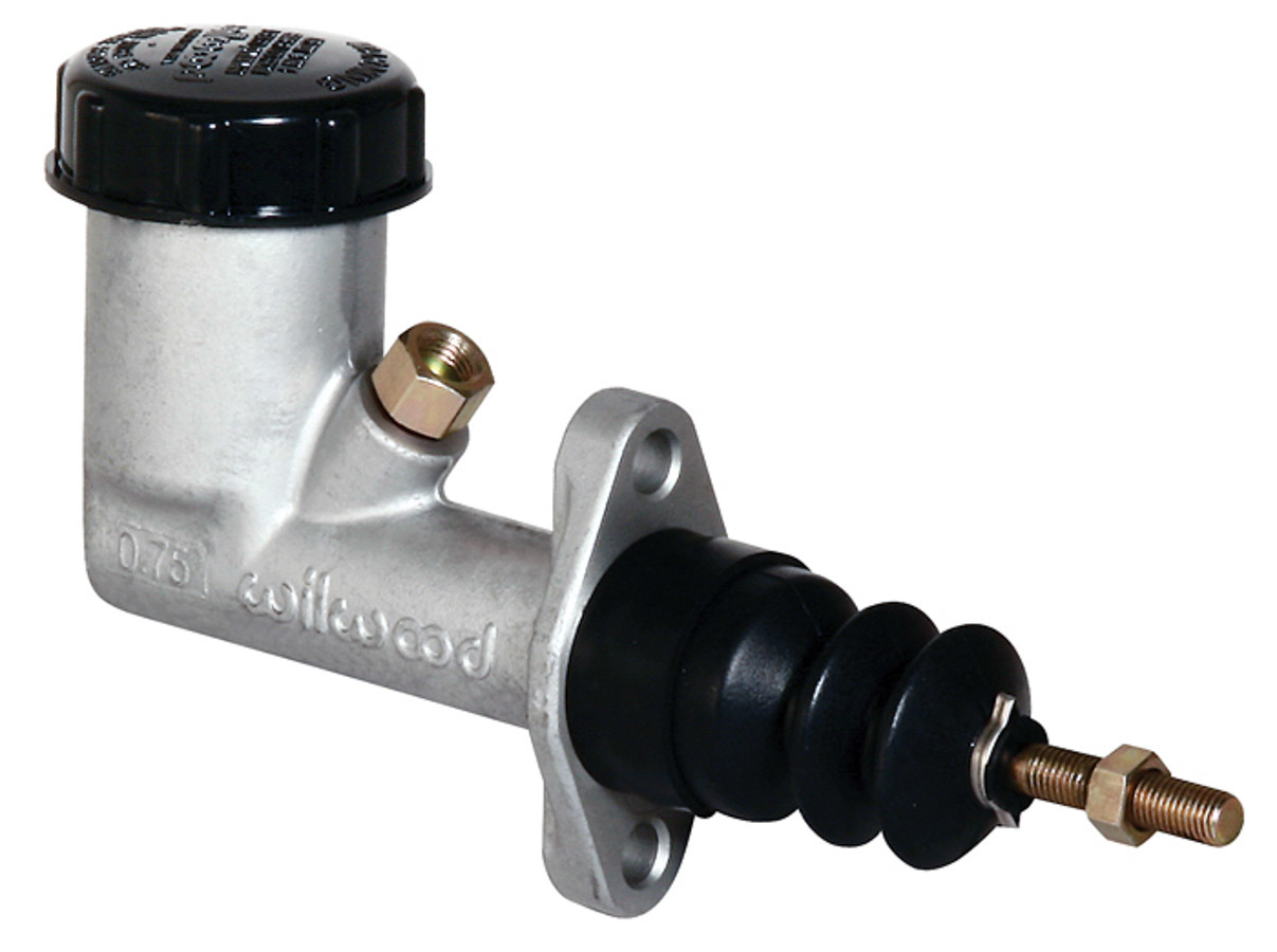 Wilwood 260-2636 Master Cylinder, Compact, 5/8 in Bore, 1.400 in Stroke, Integral Reservoir, Aluminum, Natural, Kit