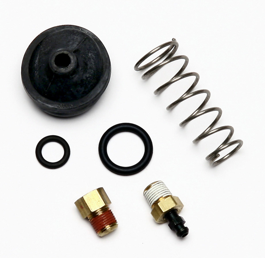 Slave Cylinder Rebuild Kit - O-Ring Seals - Spring Assembly - Inlet Fitting - Bleed Screw - 3/4 in Bore - Wilwood Slave Cylinders - Kit