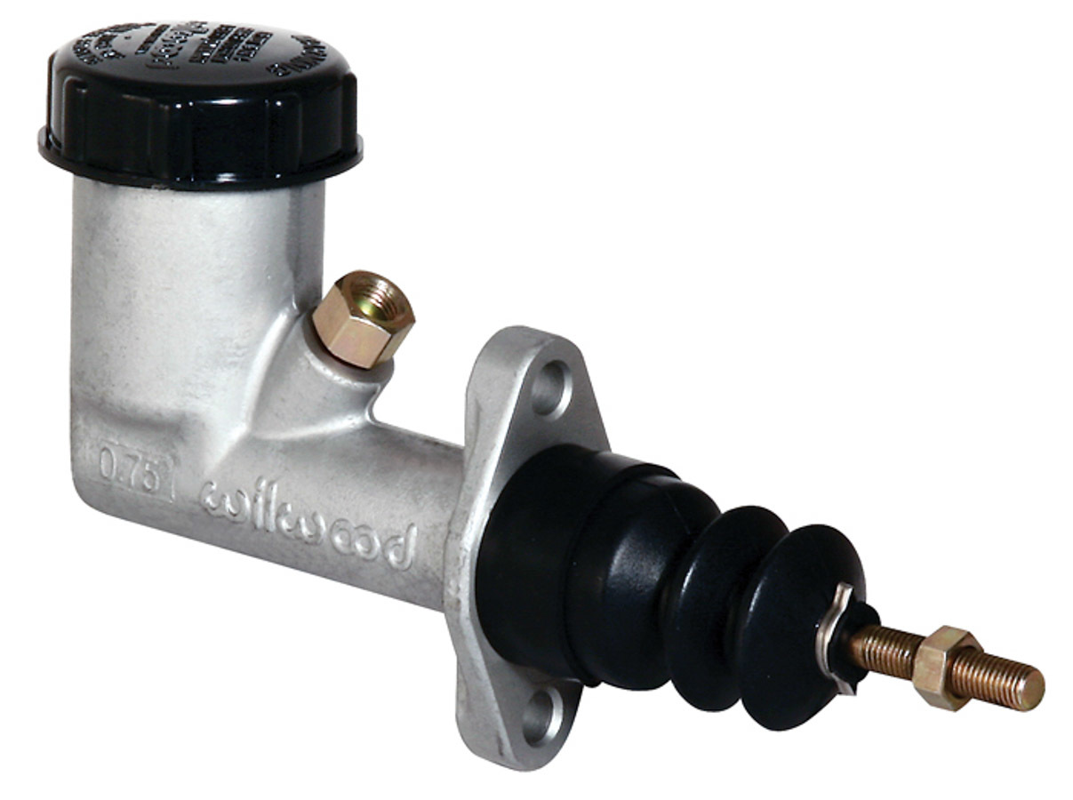 Wilwood 260-6579 Master Cylinder, Compact, 0.700 in Bore, 1.400 in Stroke, Integral Reservoir, Aluminum, Natural, Kit