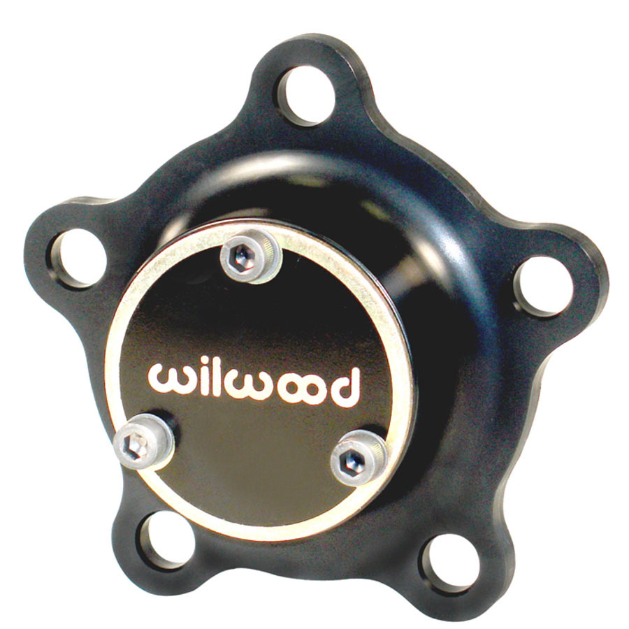 Wilwood 270-6732 - Drive Flange, Starlite 55, 5 x 3.980 in Bolt Pattern, 24 Spline, Aluminum, Black Anodized, Wilwood Wide 5 Hub, Each