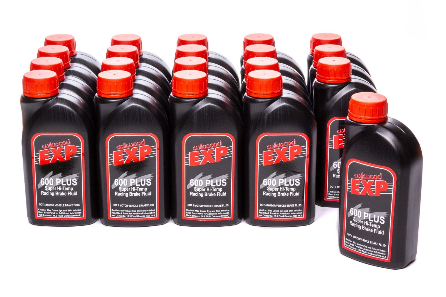 Brake Fluid - EXP 600 Plus - DOT 4 - 16.9 oz Bottle - Set of 20