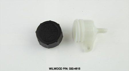 Wilwood 330-4615 Master Cylinder Reservoir, Remote Mount, 0.4 oz, Plastic Reservoir, Cap Included, Wilwood Master Cylinders, Each