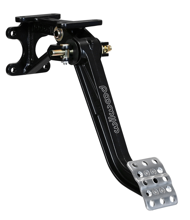 Wilwood 340-13832 Pedal Assembly, Brake, 7 to 1 Ratio, 12.11 in Long, Forward Swing Mount, Aluminum, Black Paint, Each