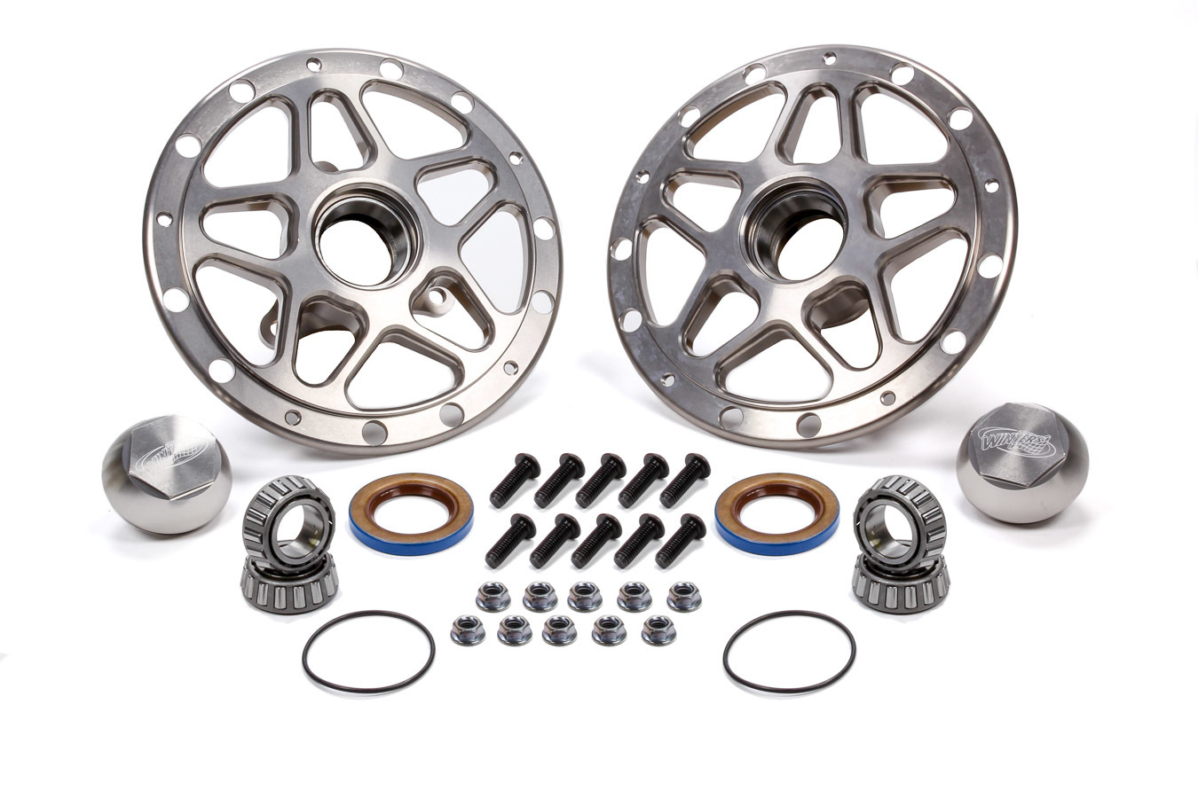 Forged Alum Direct Mount Front Hub Kit Silver