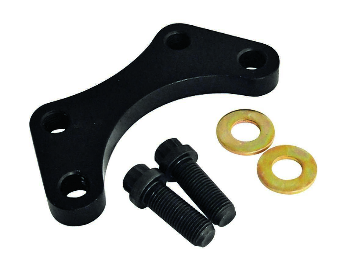 Winters Performance SC2574 Brake Caliper Bracket, 3.25 in Caliper Bolt Spacing, 2-1/4 in Mount Spacing, Hardware Included, Aluminum, Black Anodized, Winters Birdcage, Each