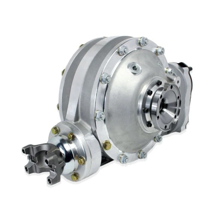 Rear Axle Assembly - No Tubes - Forged Side Bells - 10 in Ring Gear - 4.12 Ratio Standard - 32 Spline Shaft - Aluminum - Natural - Each