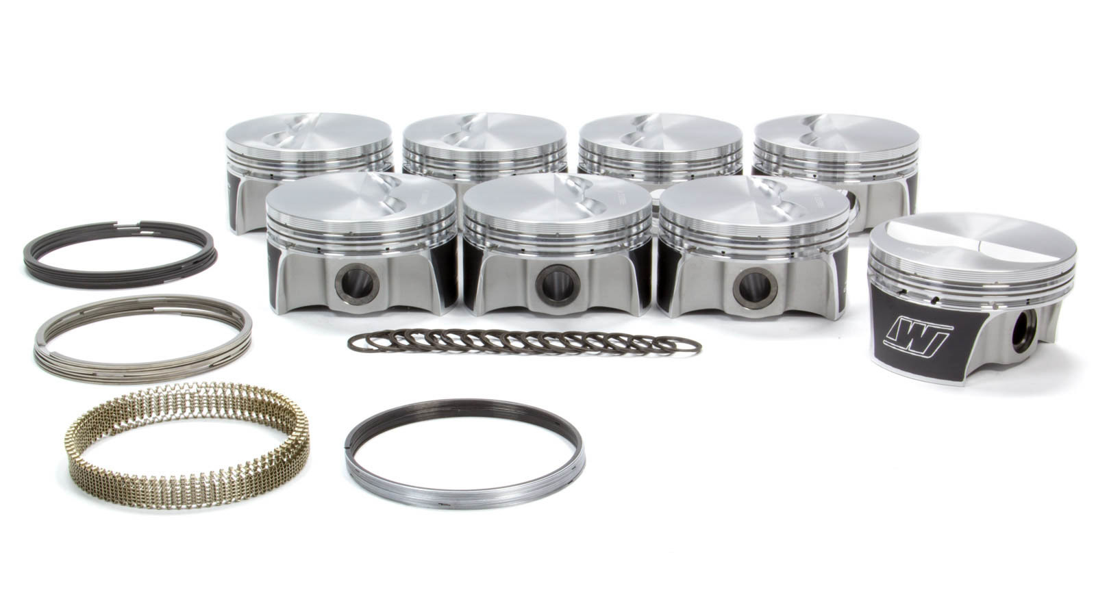 SBC Flat Top Piston Set 4.045 Bore 5cc