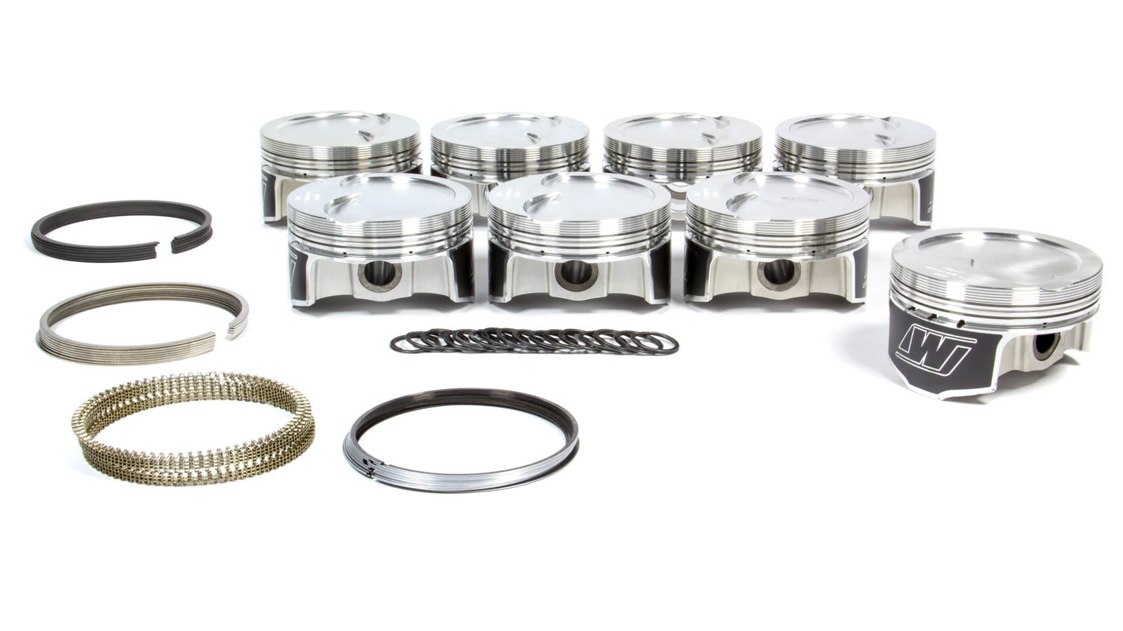 Wiseco Pistons K444X05 Piston and Ring, LS Standard Stroke, Forged, 4.005 in Bore, 1.2 x 1.2 x 3.0 mm Ring Groove, Minus 11.00 cc, GM LS-Series, Kit