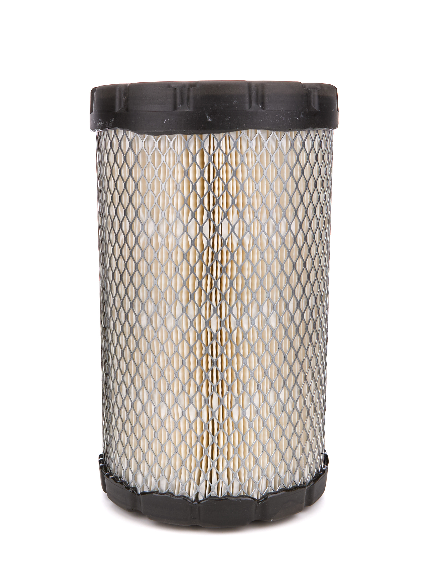 Air Filter Element - 6 in OD - 10.24 in Tall - Wire Mesh Included - Paper - White - Ford Compact SUV 2009-11 - Each