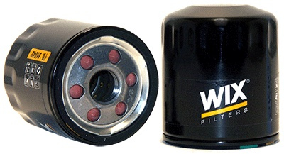 Wix Filters 51042 Oil Filter, Canister, Screw-On, 3.404 in Tall, 13/16-16 in Thread, 21 Micron, Steel, Black Paint, Various GM 1975-2012, Each