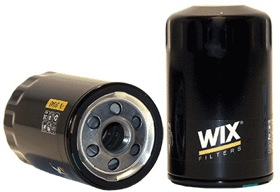 Wix Filters 51045 Oil Filter, Canister, Screw-On, 4.828 in Tall, 13/16-16 in Thread, 21 Micron, Steel, Black Paint, Various GM 1977-92, Each
