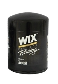 Wix Filters 51061R Oil Filter, Canister, Screw-On, 5.188 in Tall, 13/16-16 in Thread, Steel, Black Paint, Various Applications, Each