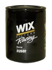 Wix Filters 51268R Oil Filter, Canister, Screw-On, 5.210 in Tall, 1-1/8-16 in Thread, Steel, Black Paint, Various Applications, Each