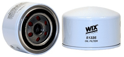 Wix Filters 51335 Oil Filter, Canister, Screw-On, 3/4-16 in Thread, Steel, White Paint, Various Applications, Each