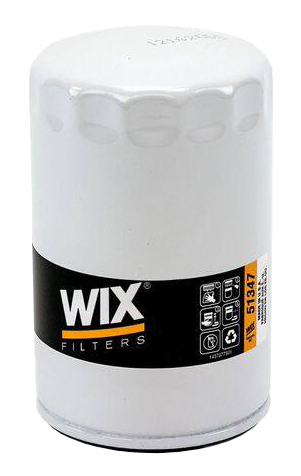 Oil Filter - Canister - Screw-On - 4.828 in Tall - 20 mm x 1.50 Thread - Steel - White Paint - Various Applications - Each