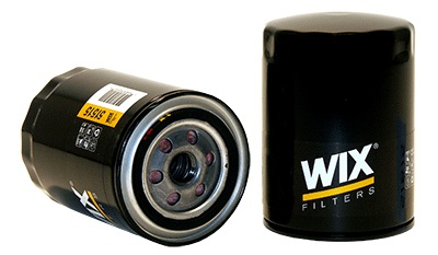 Wix Filters 51515 Oil Filter, Canister, Screw-On, 5.197 in Tall, 3/4-16 in Thread, 21 Micron, Steel, Black Paint, Various Applications, Each