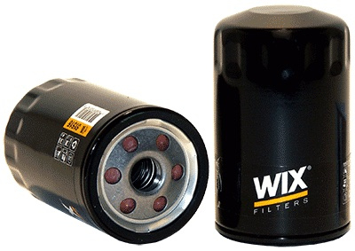 Wix Filters 51516 Oil Filter, Canister, Screw-On, 4.828 in Tall, 3/4-16 in Thread, 21 Micron, Steel, Black Paint, Various Applications, Each