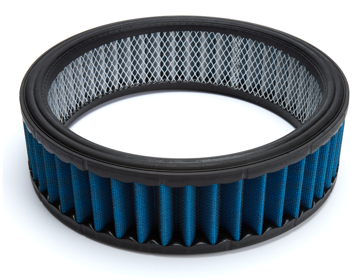 Walker Engineering 3000728-DM Air Filter Element, Low Profile, 14 in Diameter, 4 in Tall, Dry, Synthetic, Blue, Each