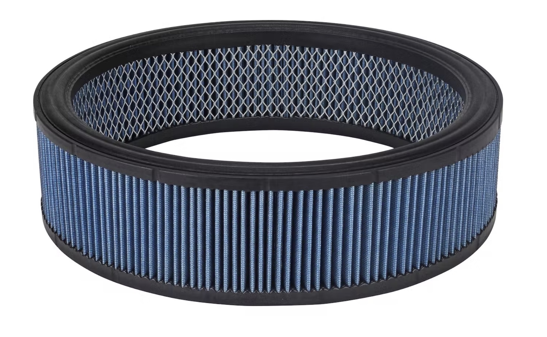 Walker Engineering 3000728 Air Filter Element, Low Profile, 14 in Diameter, 4 in Tall, Reusable Cotton, Blue, Each