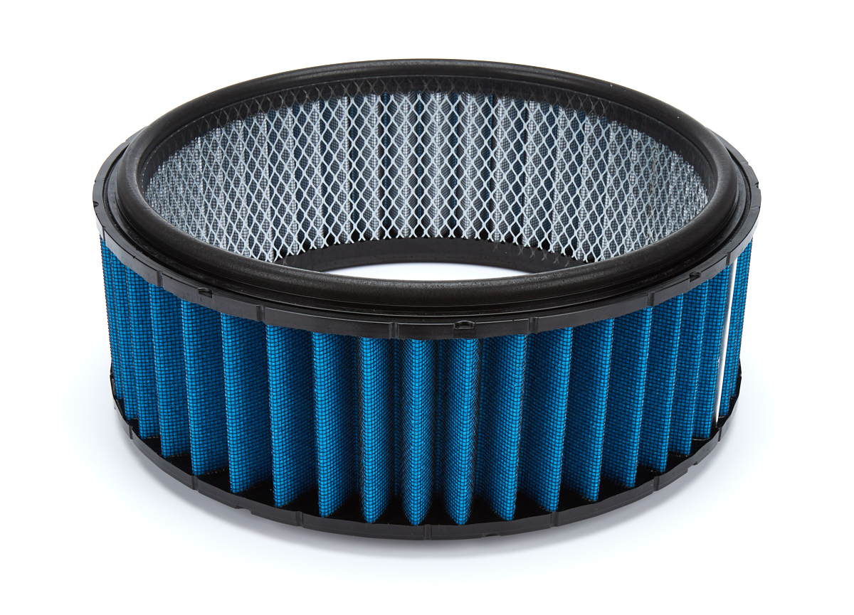 Walker Engineering 3000775-DM Air Filter Element, Classic Profile, 14 in Diameter, 5 in Tall, Dry, Synthetic, Blue, Each