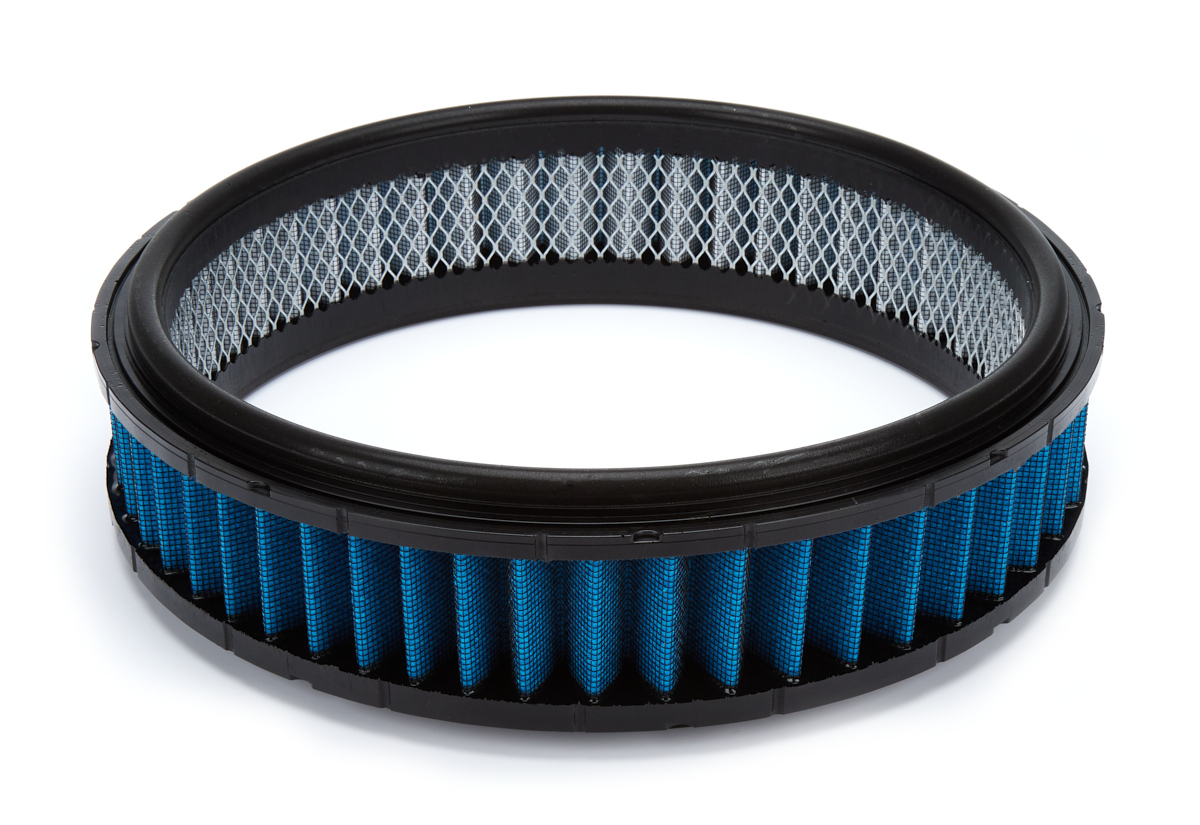 Walker Engineering 3000817-DM Air Filter Element, Classic Profile, 14 in Diameter, 3 in Tall, Dry, Synthetic, Blue, Each