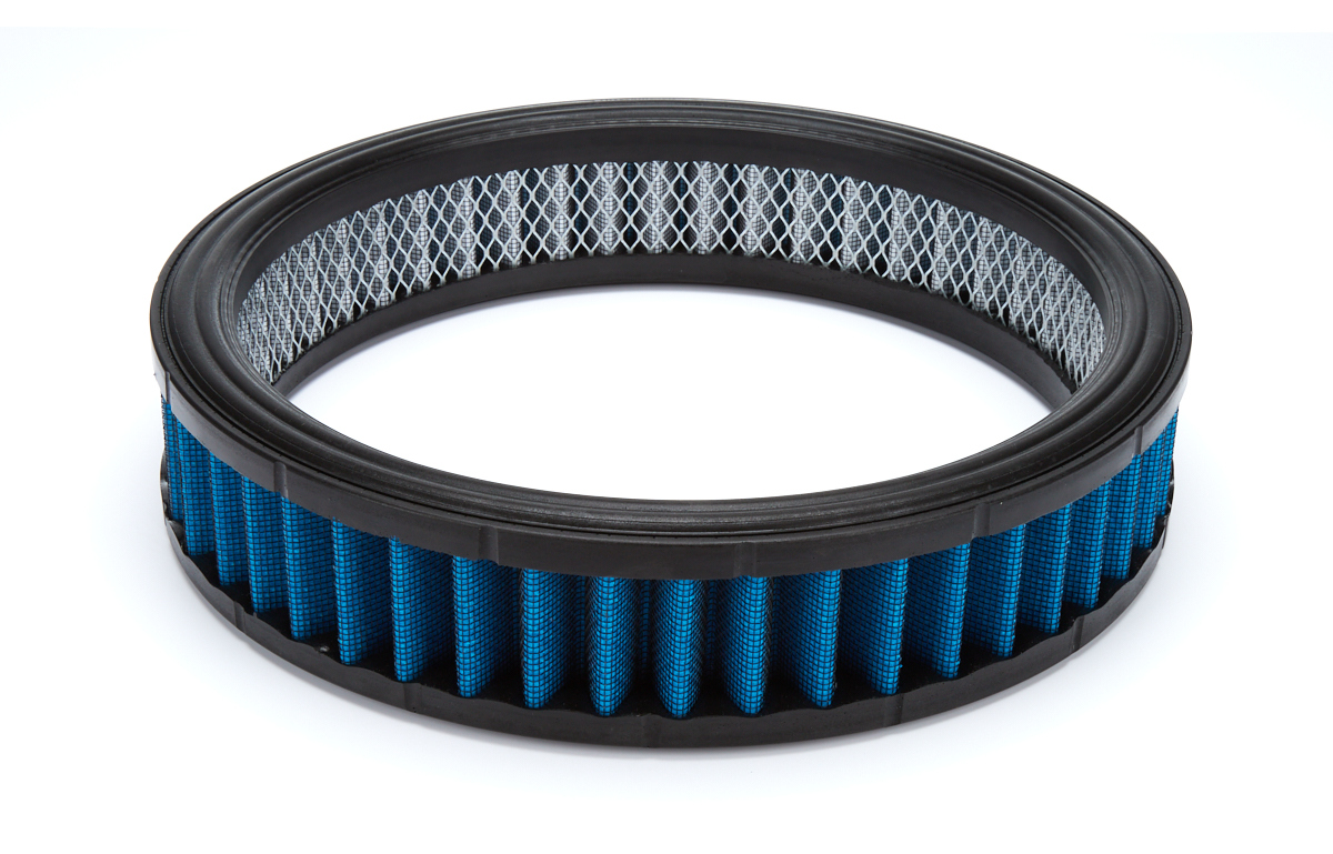 Walker Engineering 3000856-DM Air Filter Element, Low Profile, 14 in Diameter, 3 in Tall, Dry, Synthetic, Blue, Each