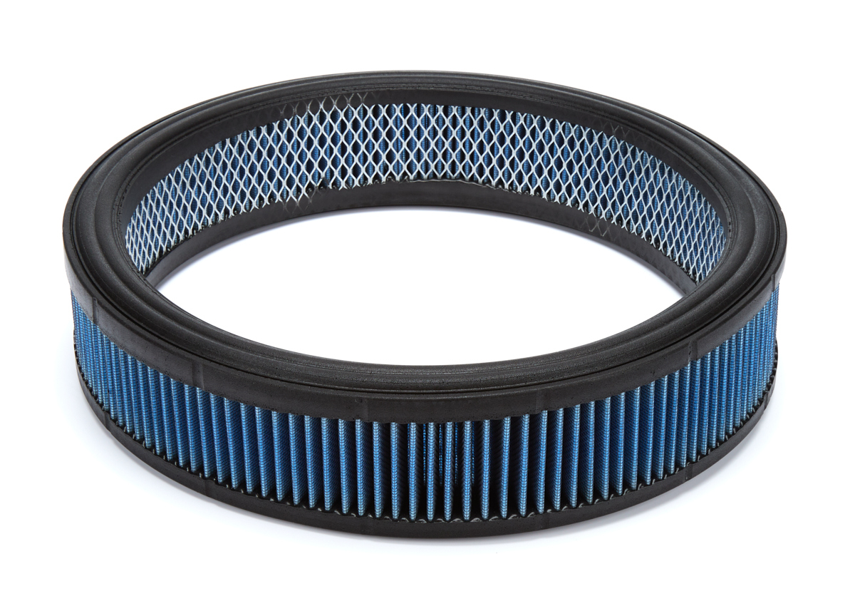 Walker Engineering 3000856 Air Filter Element, Low Profile, 14 in Diameter, 3 in Tall, Reusable Cotton, Blue, Each