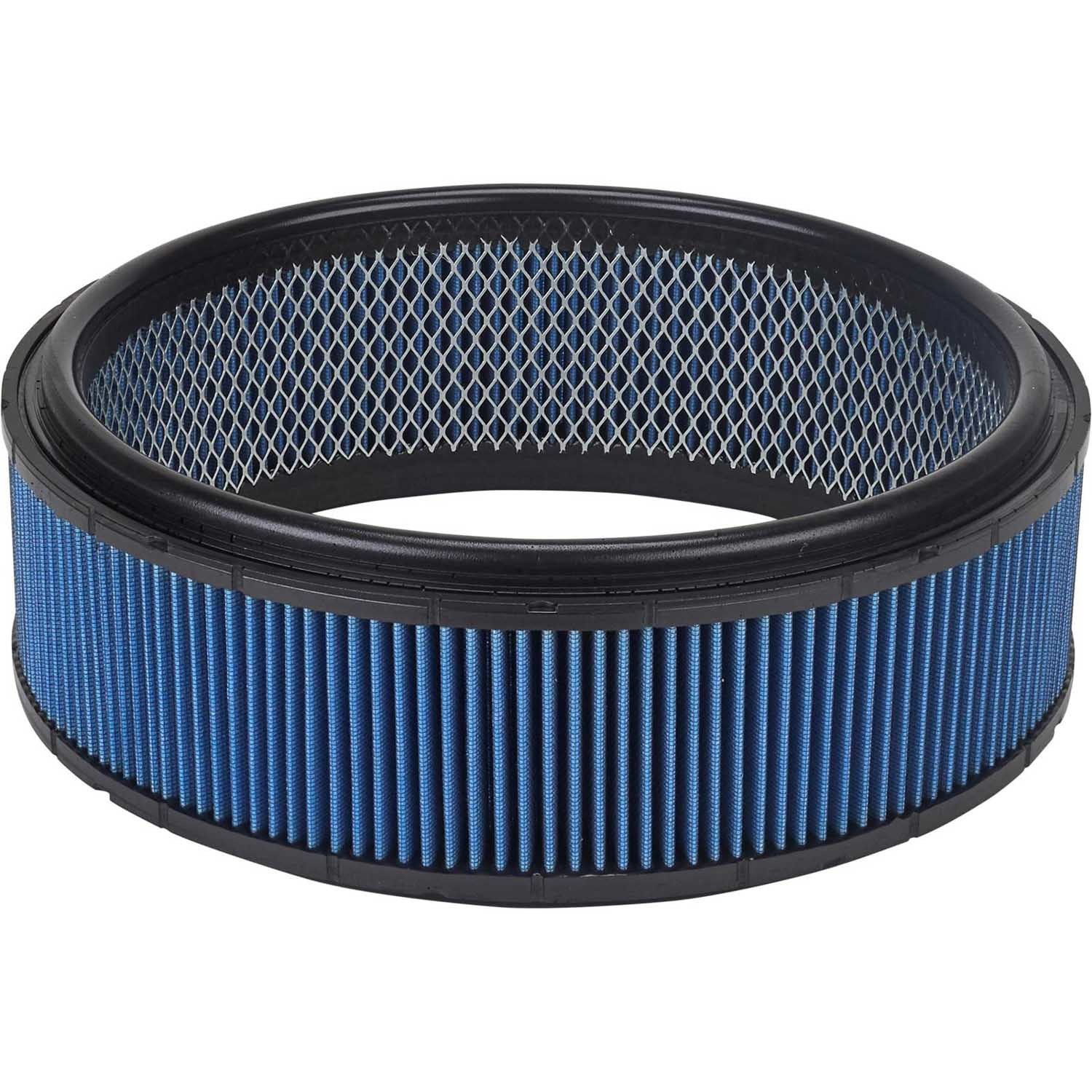 Walker Engineering 3000857-DM Air Filter Element, Low Profile, 14 in Diameter, 5 in Tall, Dry, Synthetic, Blue, Each
