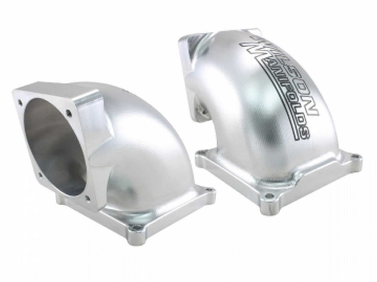 WILSON MANIFOLDS — WILSON MANIFOLDS Billet Elbow 90-105mm - 4500 Flange