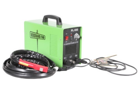 Woodward Fab PL500 Plasma Cutter, Mean Green, 220 Volt Input, 20-40 amp Output, 3 CFM at 30-60 psi Air Flow Rate, 1/2 in Thickness Maximum, Green, Kit