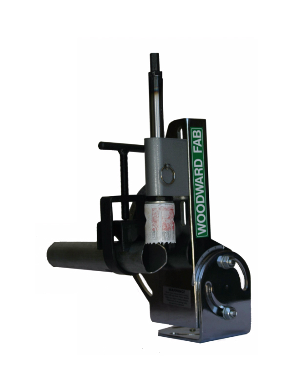 Woodward Fab SPPIPENOTCH Tubing Notcher, Hole Saw, Up to 2 in OD Tubing, Up to 60 Degrees Adjustment, Steel, Chrome, Kit