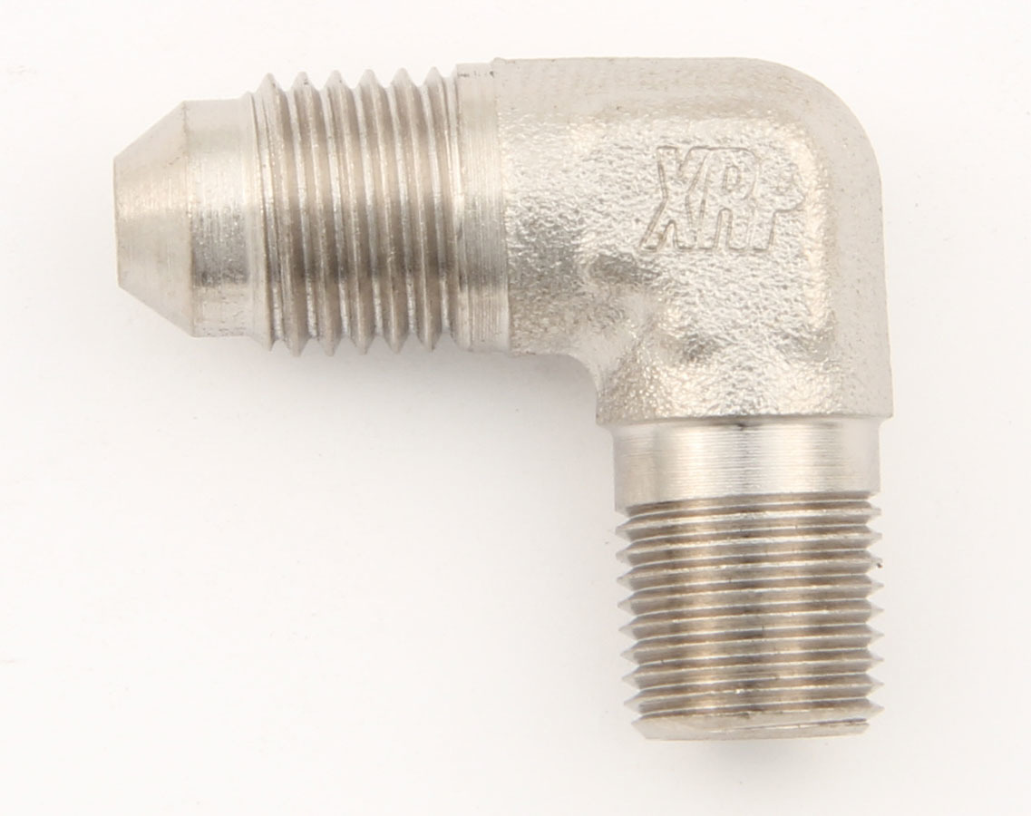 XRP-XTREME RACING PROD.#3 Stl 90 Deg Flare to 1/8 NPT Short