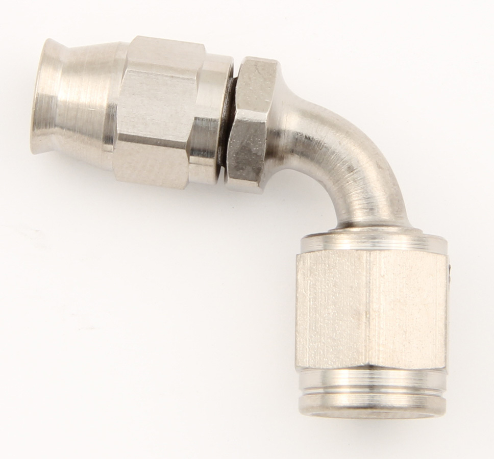 XRP 609004 Fitting, Hose End, 90 Degree, 4 AN PTFE Hose to 4