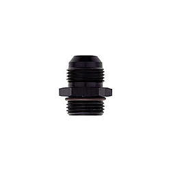 XRP 980003 Fitting, Adapter, Straight, 3 AN Male to 3 AN Male O-Ring, Aluminum, Black Anodized, Each
