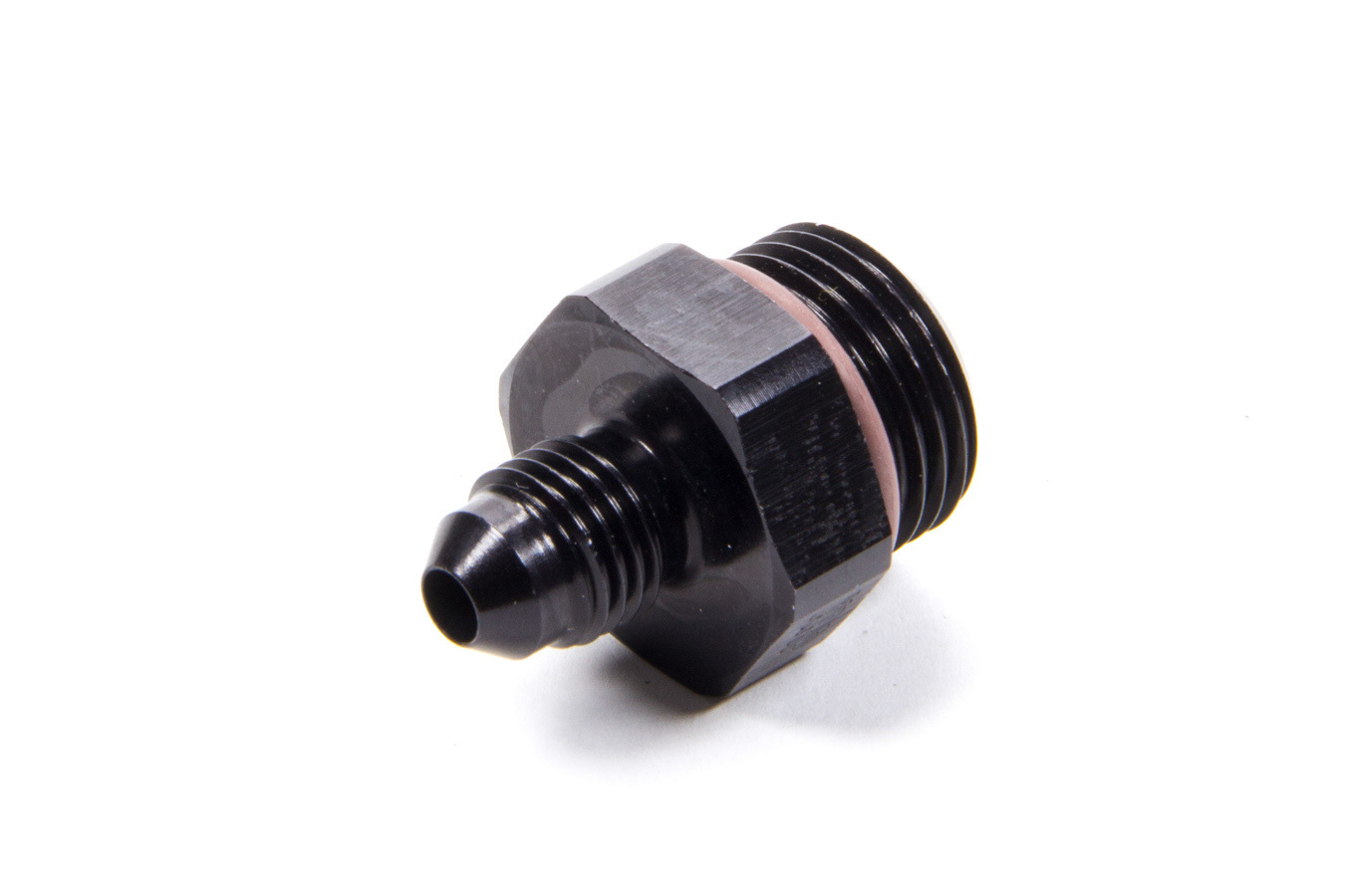 XRP 980048 Fitting, Adapter, Straight, 4 AN Male to 8 AN Male O-Ring, Aluminum, Black Anodized, Each