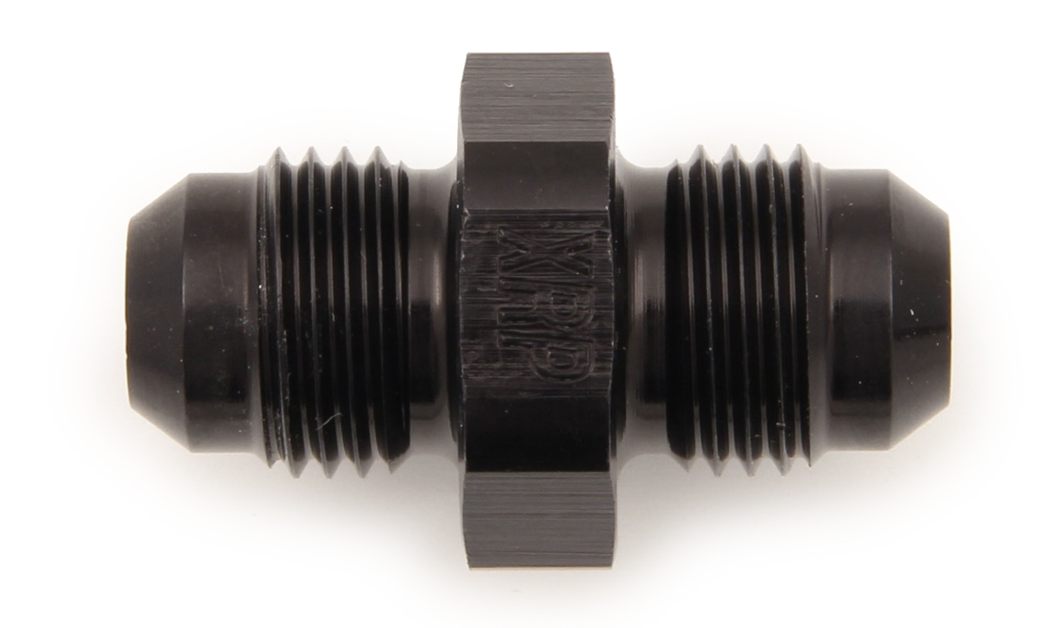 XRP 981503BB - Fitting, Adapter, Straight, 3 AN Male to 3 AN Male, Aluminum, Black Anodized, Each