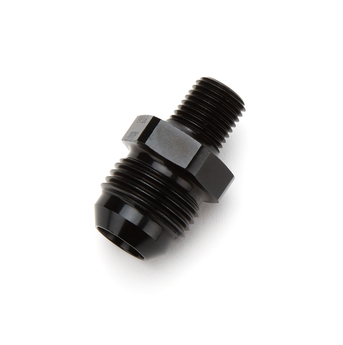 XRP 981699 Fitting, Adapter, Straight, 10 AN Male to 1/4 in NPT Male, Aluminum, Black Anodized, Each