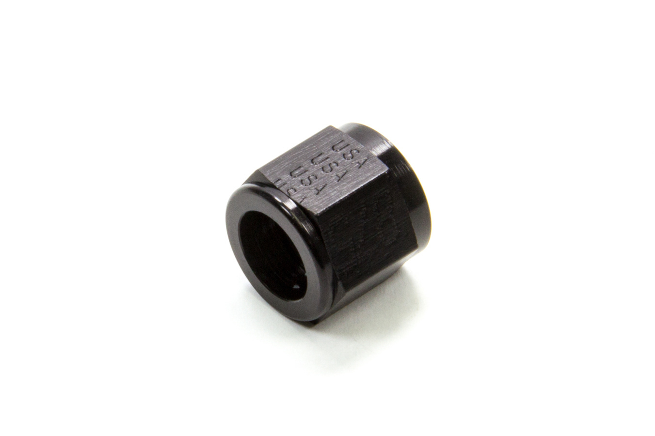 XRP 981808BB Fitting, Tube Nut, 8 AN, 1/2 in Tube, Aluminum, Black Anodized, Each